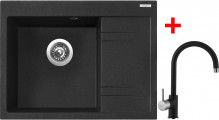 Sinks RIM 650 L Granblack + Vitalia...